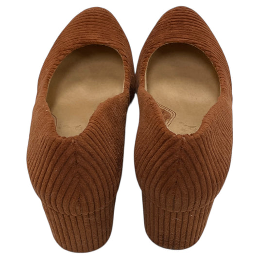 Shoes Heels Block By Splendid In Copper, Size:8.5