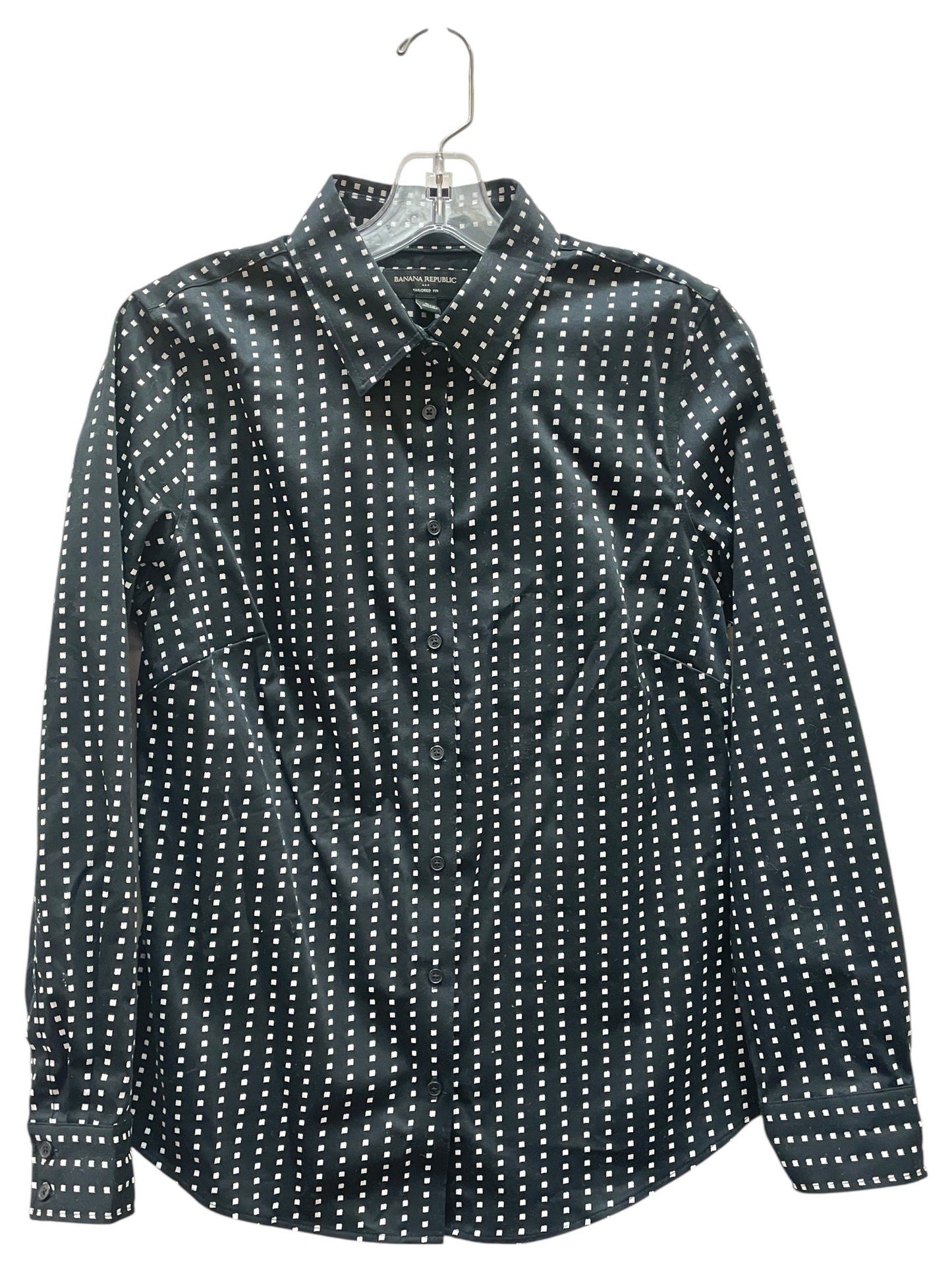 Top Ls By Banana Republic In Black & White, Size:8