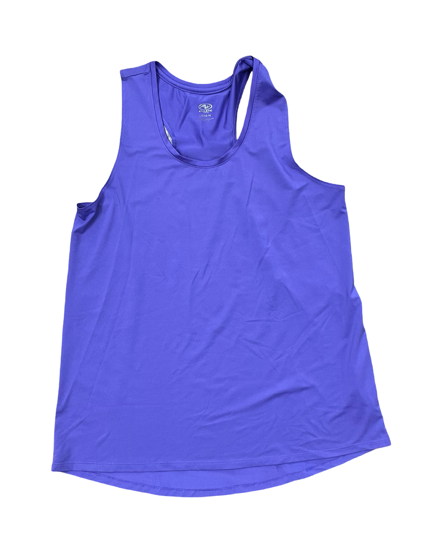 Athletic Tank Top By Athletic Works In Purple, Size:L