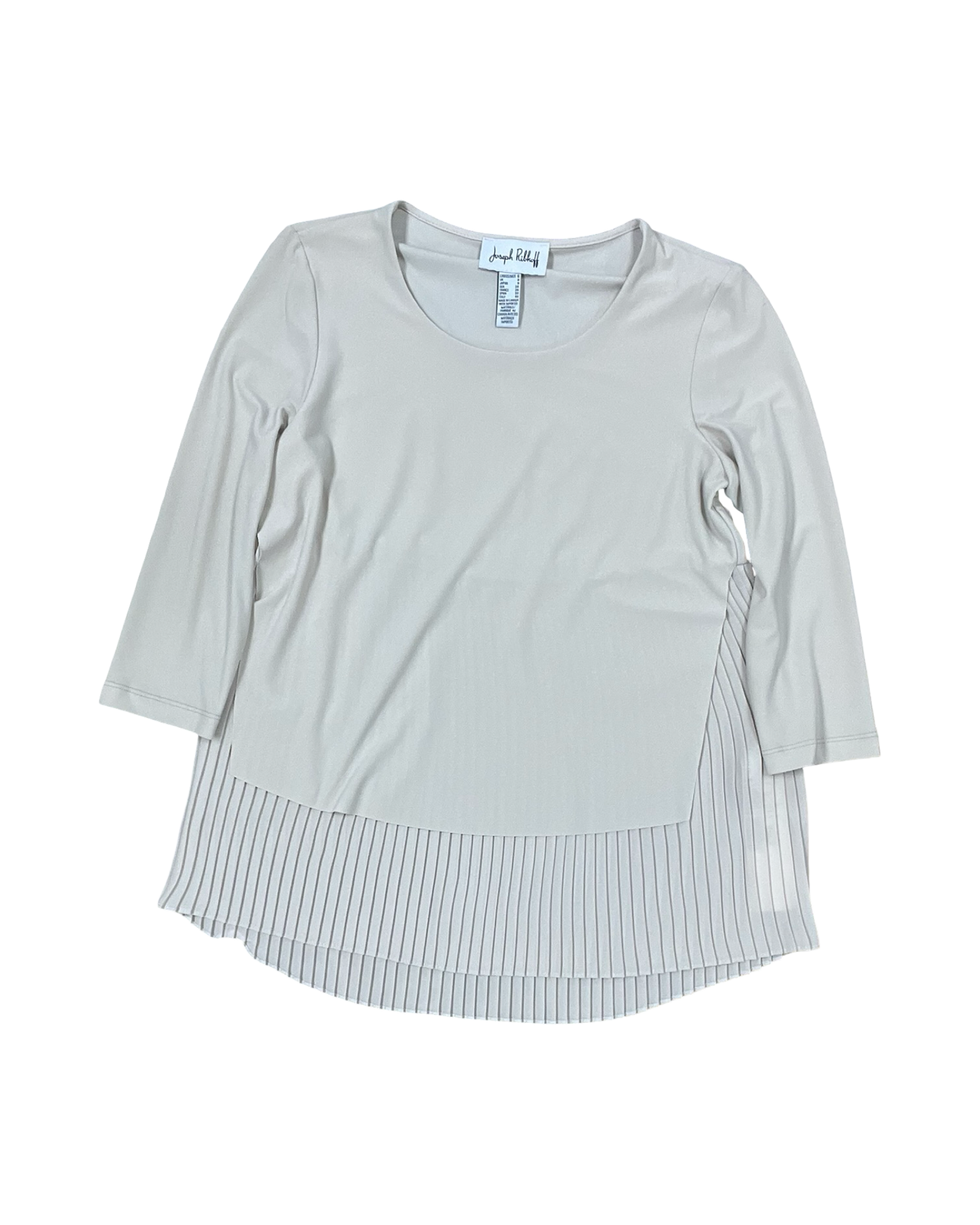 Top 3/4 Sleeve By Joseph Ribkoff In Tan, Size:S