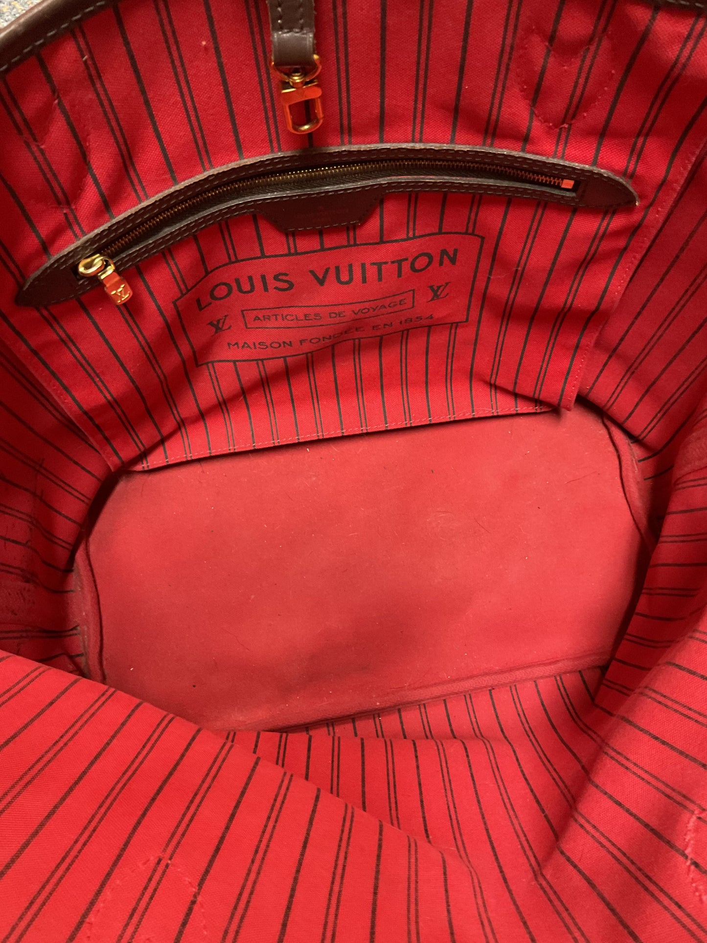 Tote Luxury Designer By Louis Vuitton, Size: Large