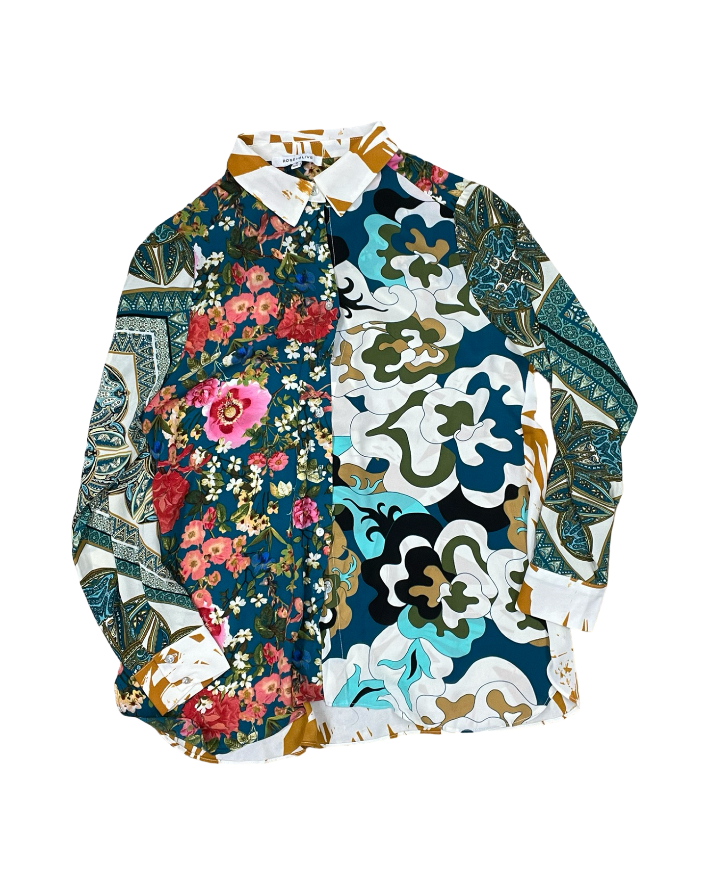 Top Ls By Rose And Olive In Multi, Size:M