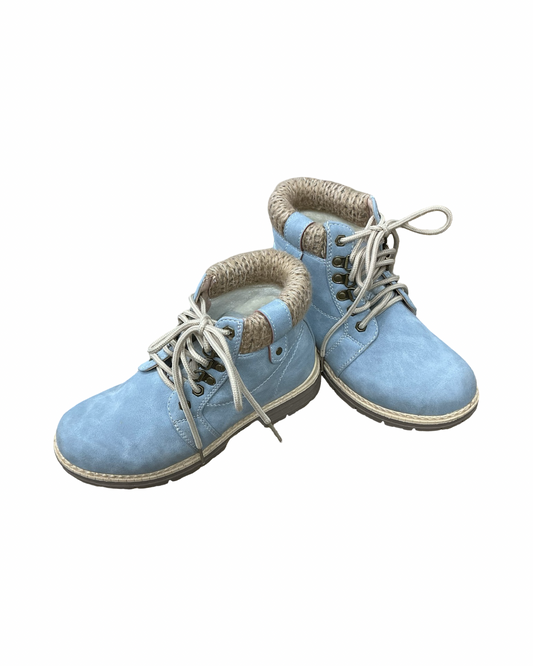 Boots Hiking By Clothes Mentor In Blue, Size:7