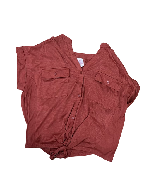 Top Ss By No Boundaries In Orange, Size:Xl