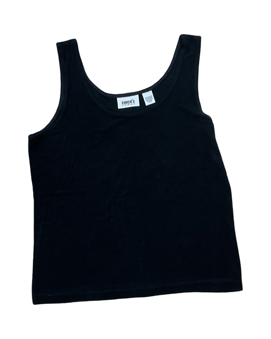 Top Cami By Chicos In Black, Size:L