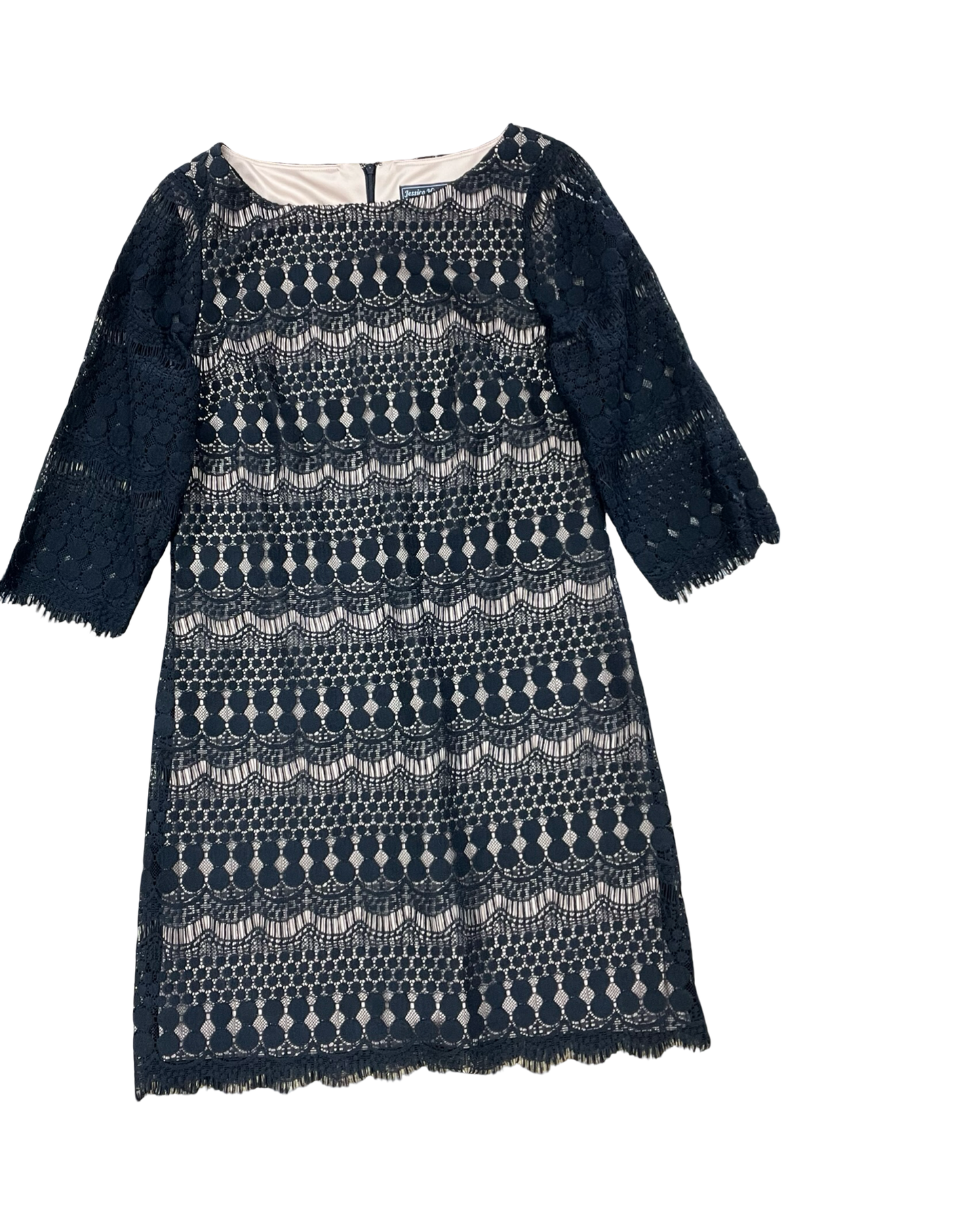 Dress Party Short By Jessica Howard In Black & Tan, Size:L