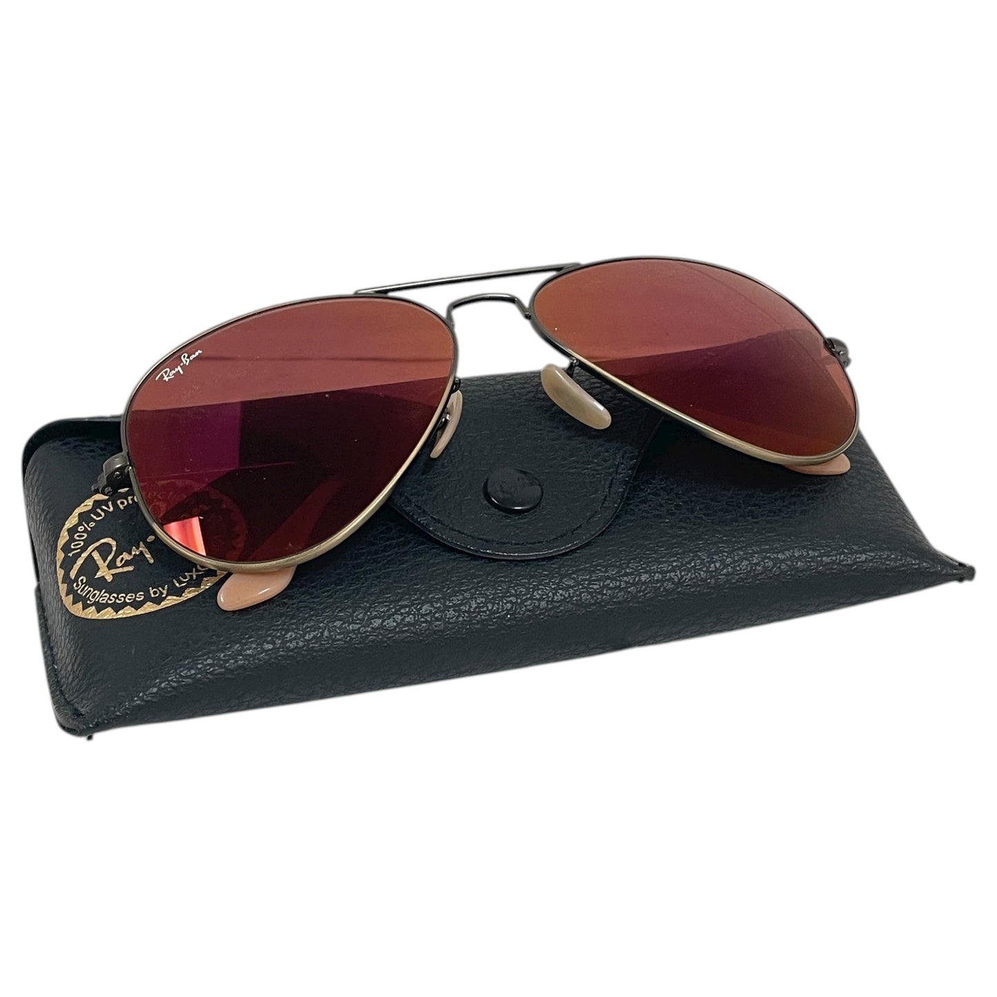 Sunglasses Designer By Ray Ban In Brown