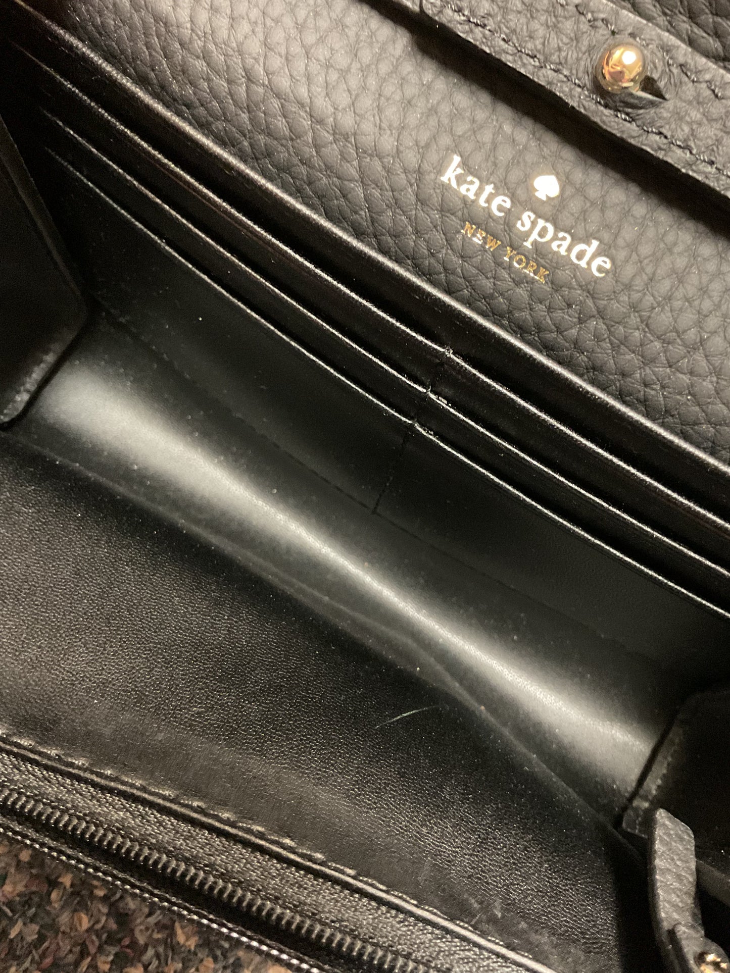 Crossbody Designer By Kate Spade In Black, Size:Small