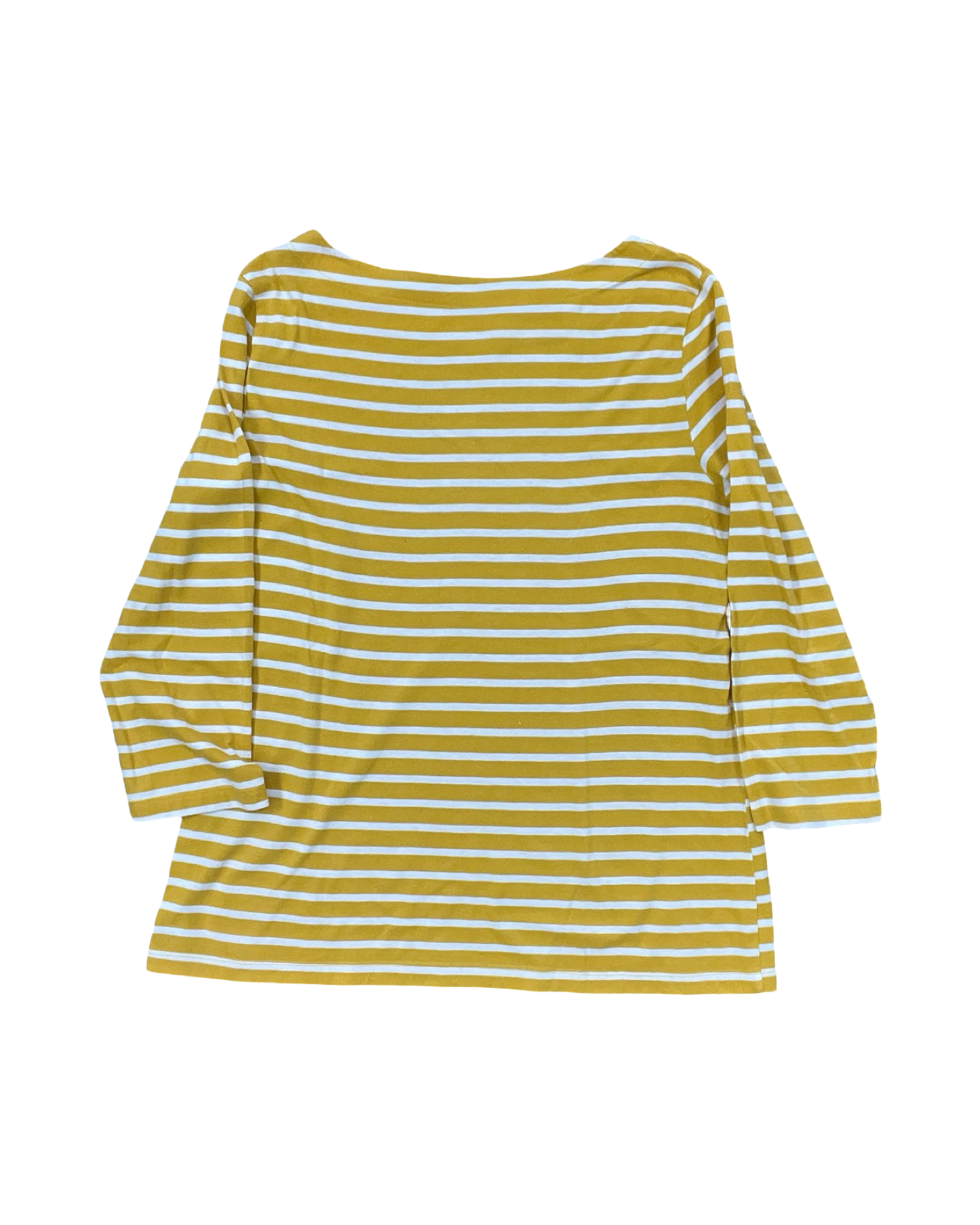 Top 3/4 Sleeve By St Johns Bay In Yellow, Size:S