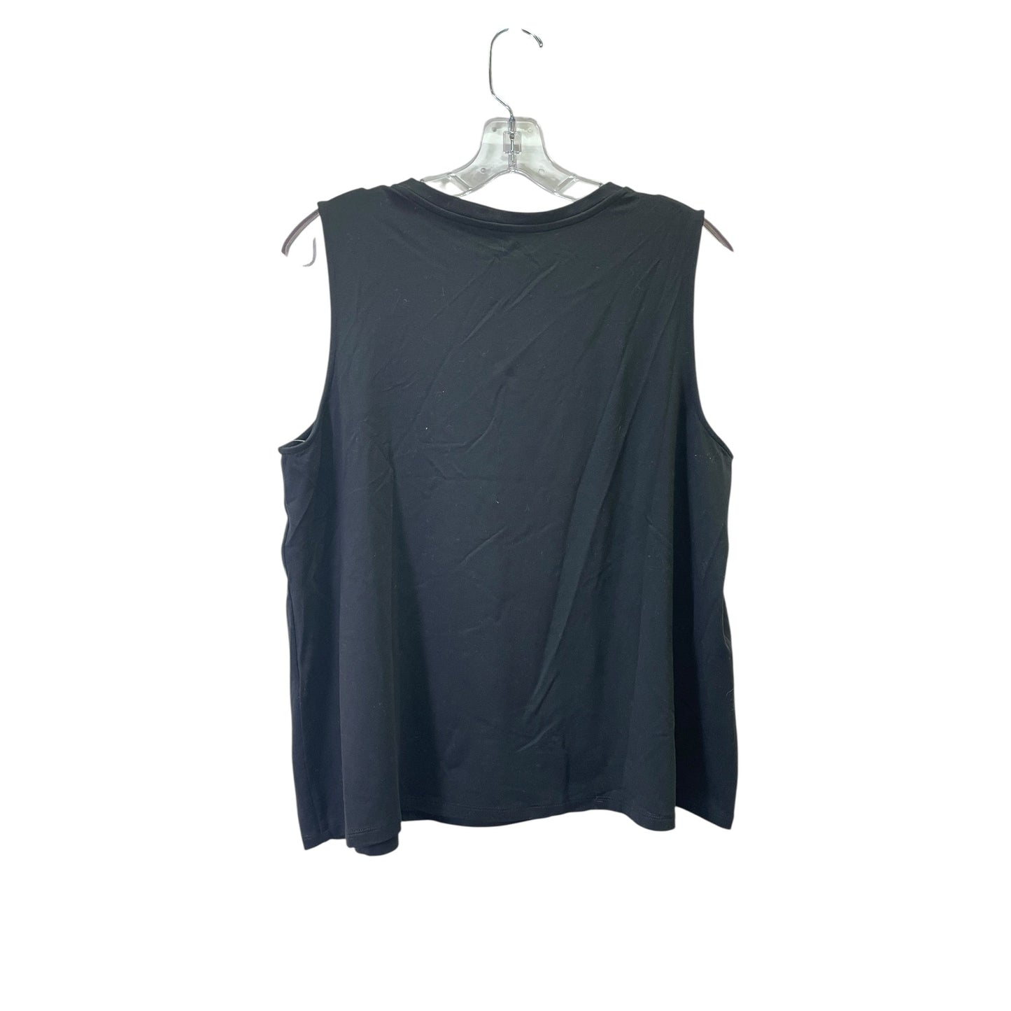 Top Sleeveless Basic By Eileen Fisher In Black, Size:L