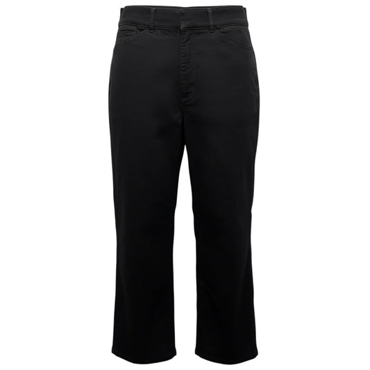 High Rise Trouser Jeans Wide Leg By Ann Taylor In Black, Size: 14