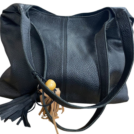 Handbag Leather By The Sak In Black, Size:Large