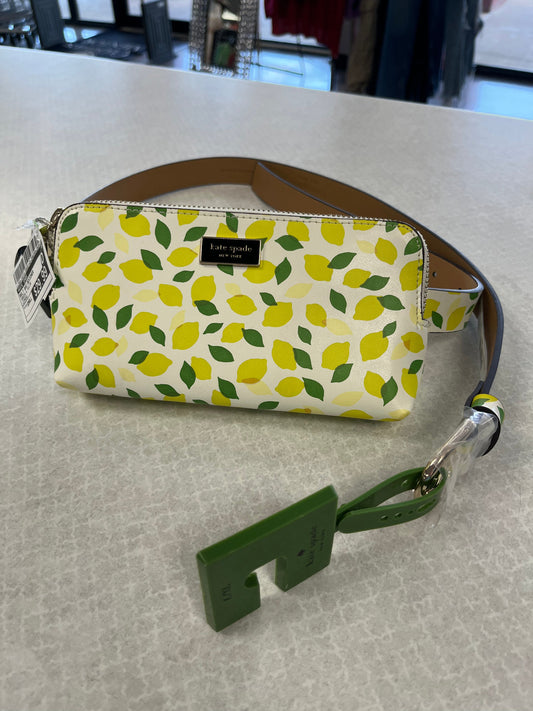 Belt Bag Designer By Kate Spade In Green & Yellow, Size:Small