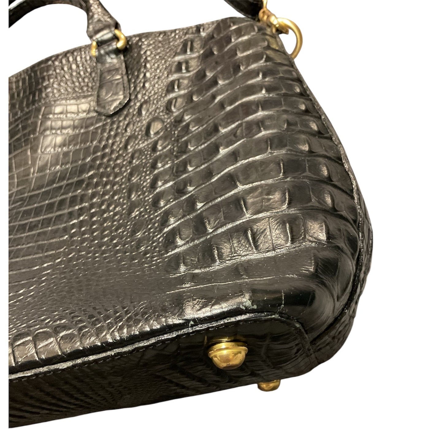 Handbag Designer By Brahmin In Black, Size:Medium