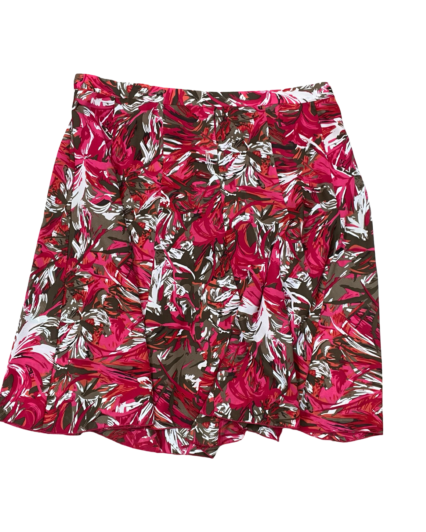 Skirt Midi By Cj Banks In Red, Size:2X