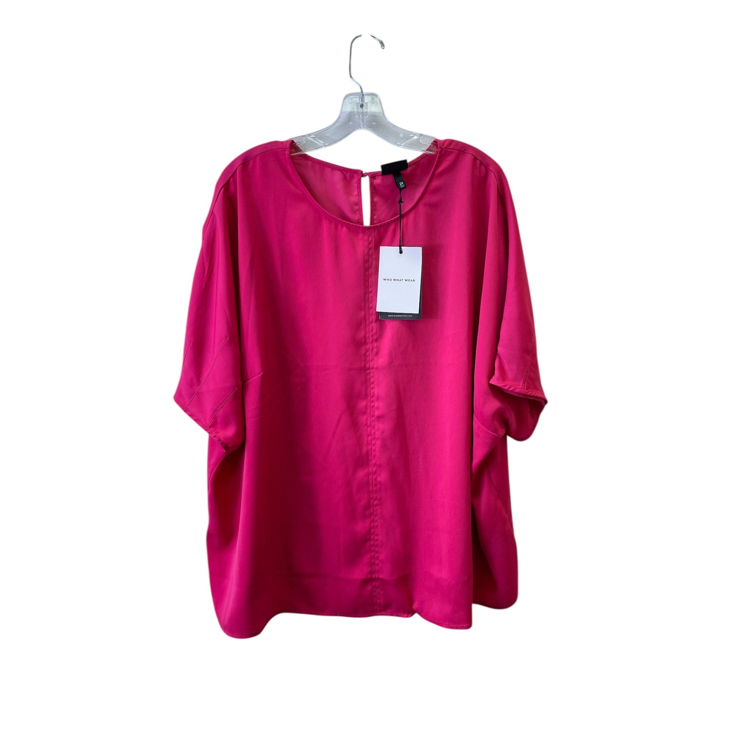 Skirt Set 2Pc By Who What Wear In Pink, Size:20