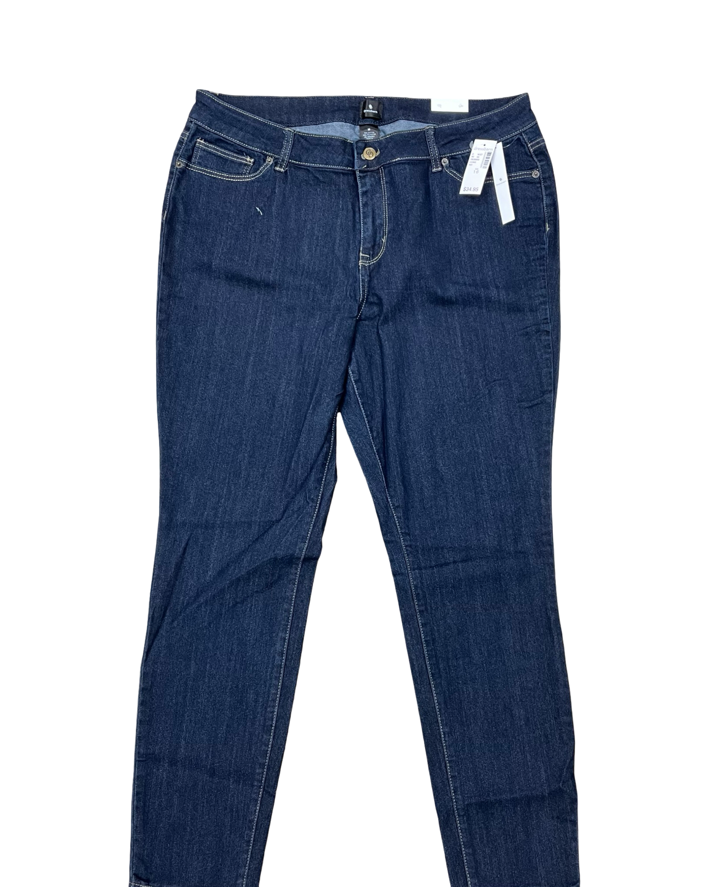Jeans Skinny By Westport In Blue, Size:16
