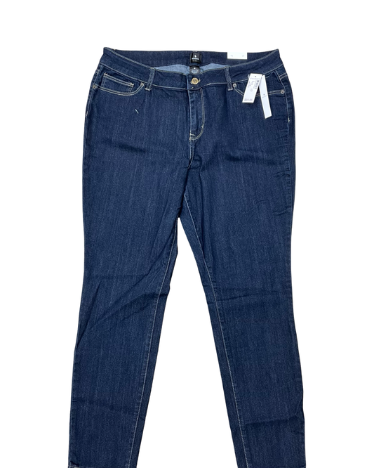 Jeans Skinny By Westport In Blue, Size:16