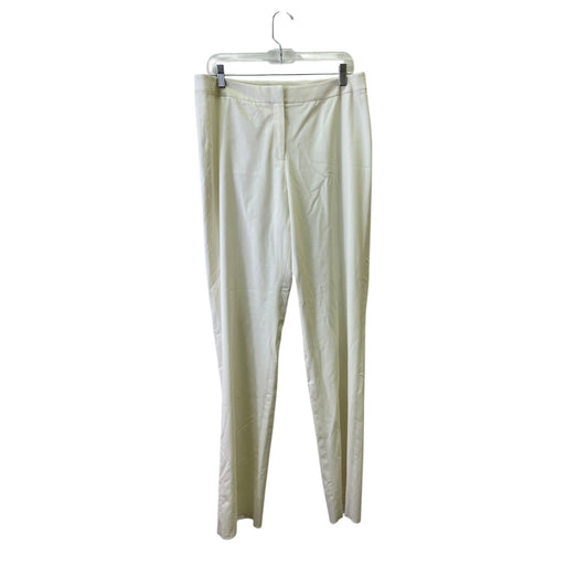 Pants Designer By Lafayette 148 In Ivory, Size:12