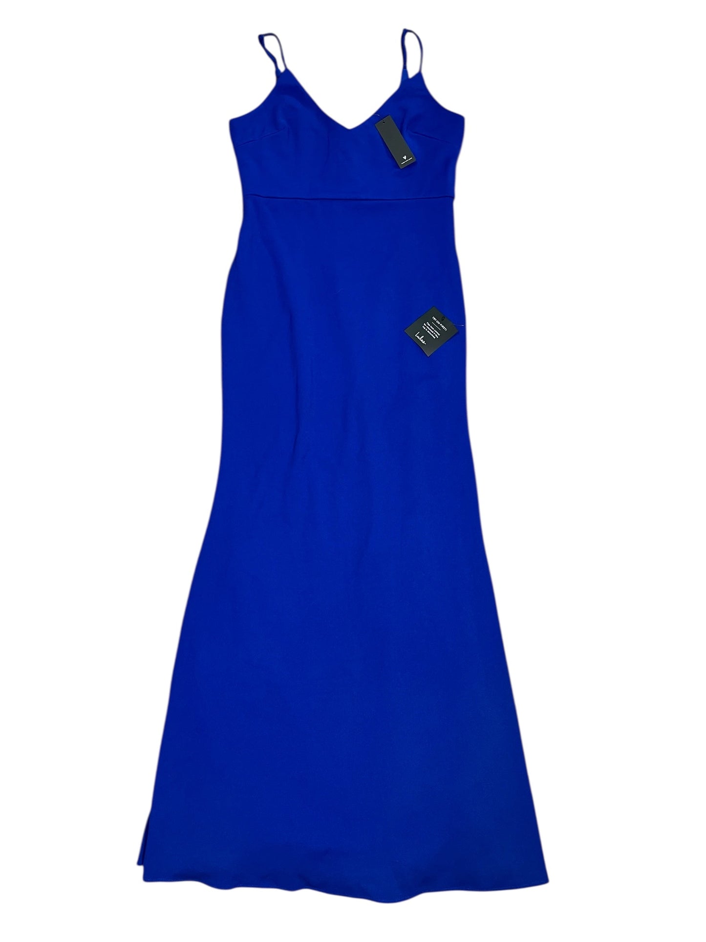 Dress Party Long By Lulus In Blue, Size:L