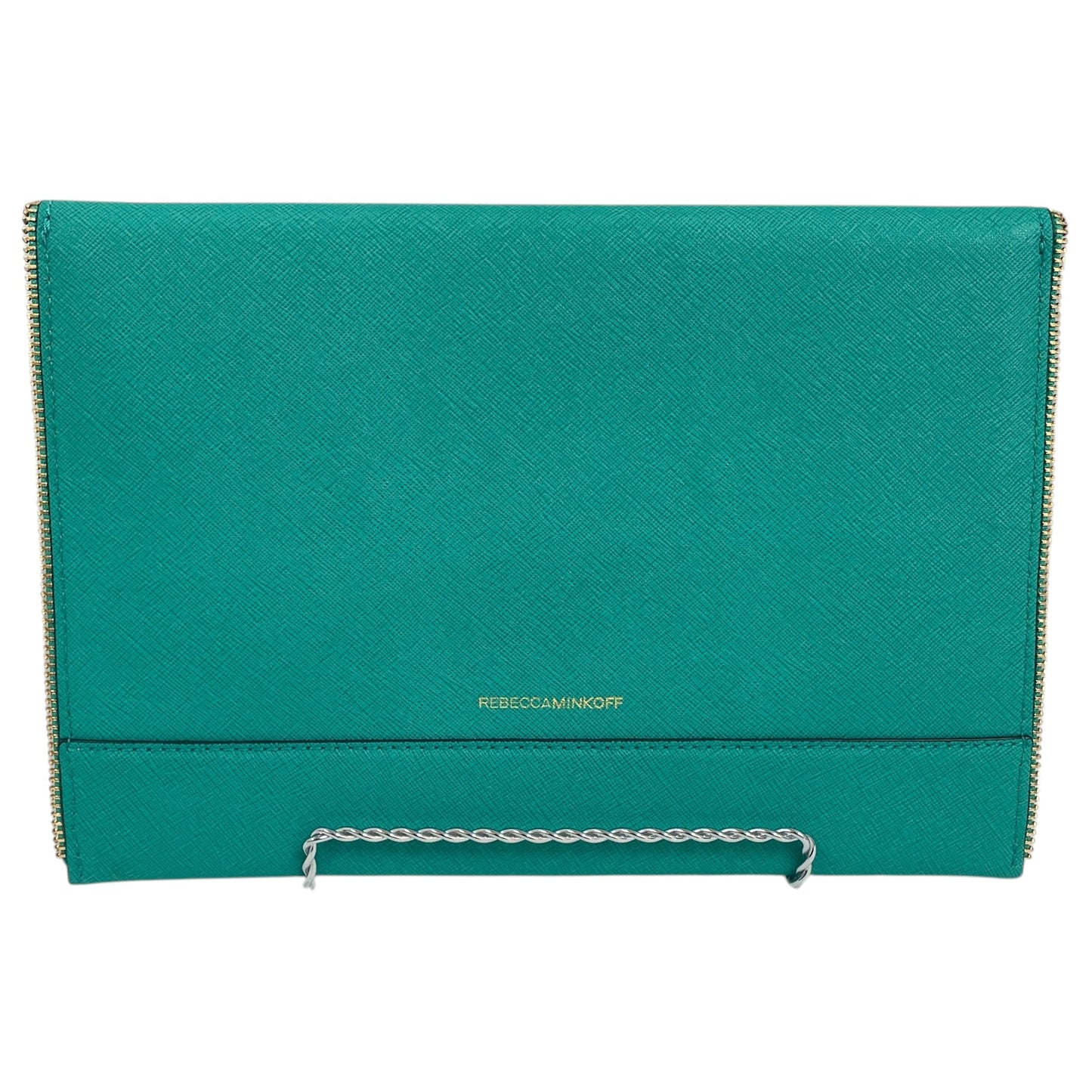 Clutch Designer By Rebecca Minkoff In Aqua, Size:Large