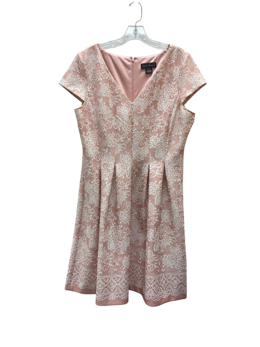 Dress Party Short By Jessica Howard In Pink & White, Size:Xl