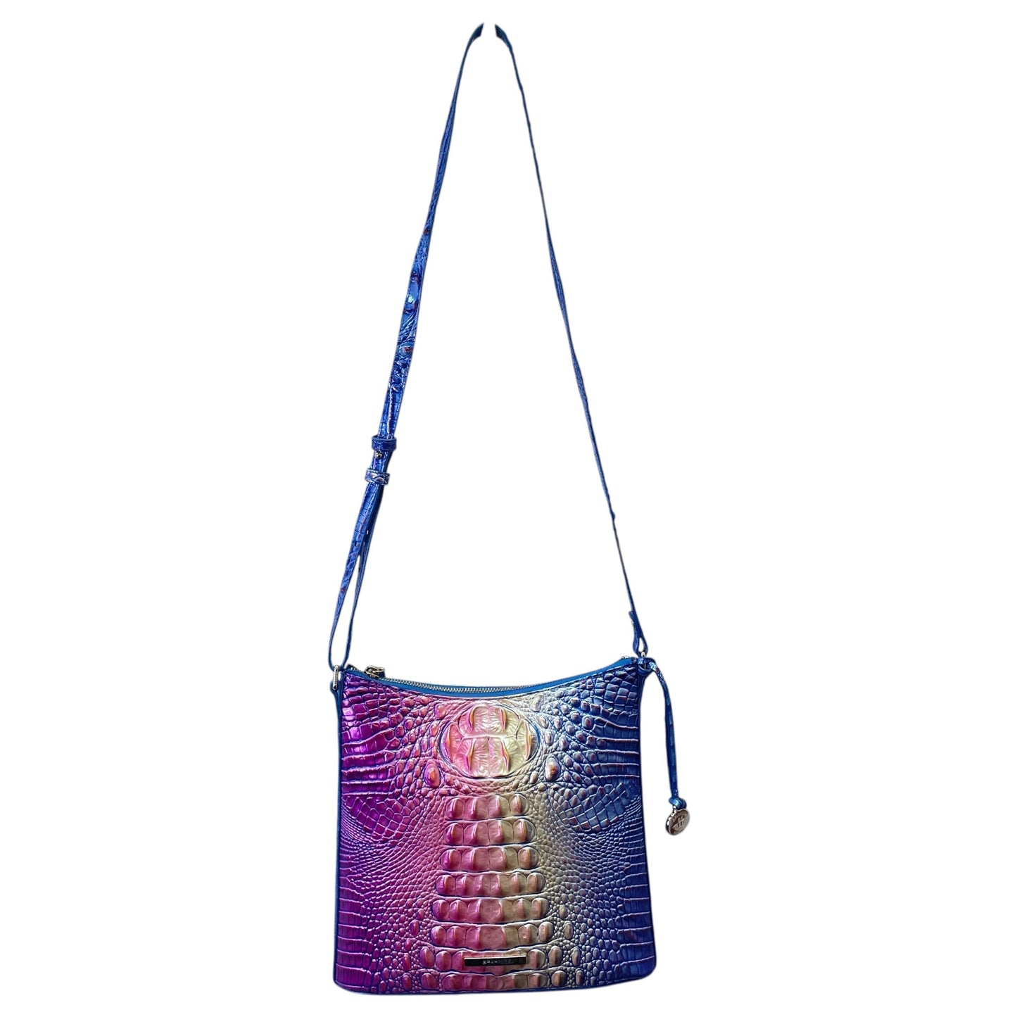 Crossbody Designer By Brahmin In Pink, Size:Medium