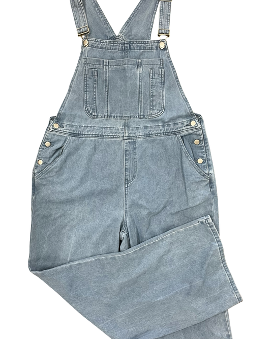 Overalls By Fashion Nova In Blue, Size:14