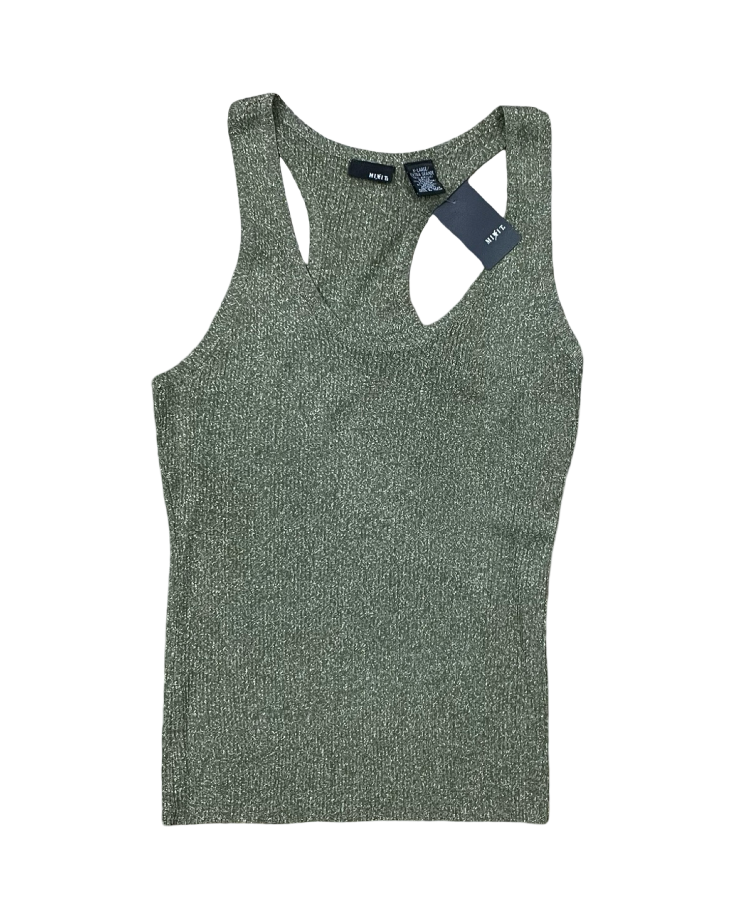 Tank Top By Mix It In Green, Size:Xl