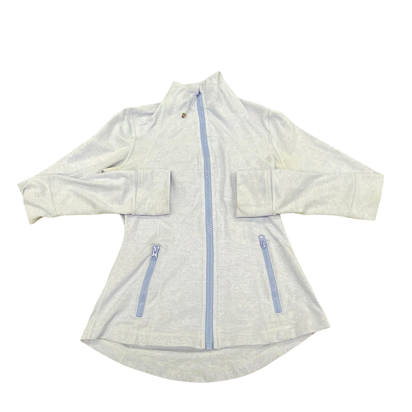 Athletic Jacket By Lululemon In Blue, Size:6