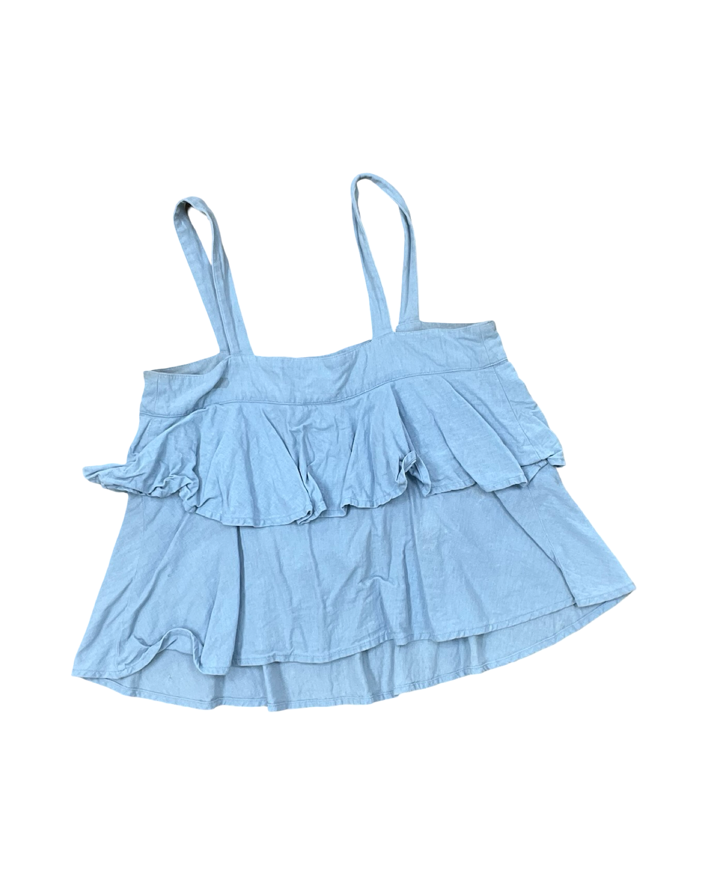 Top Sleeveless By Abound In Blue Denim, Size:S