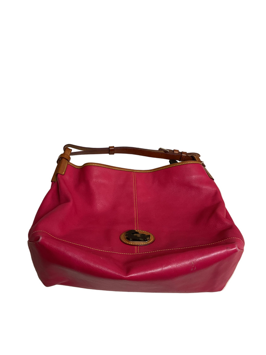 Handbag Designer By Dooney And Bourke In Pink, Size:Large