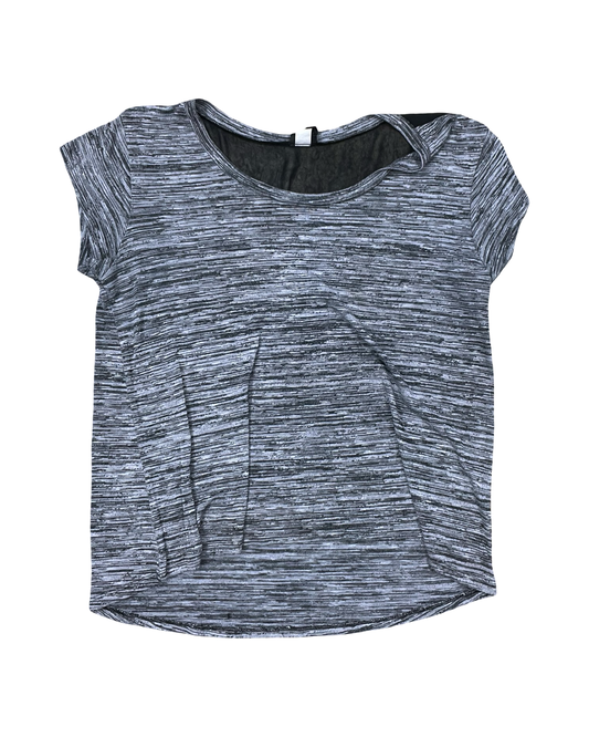 Top Ss By Torrid In Black & Grey, Size:2X