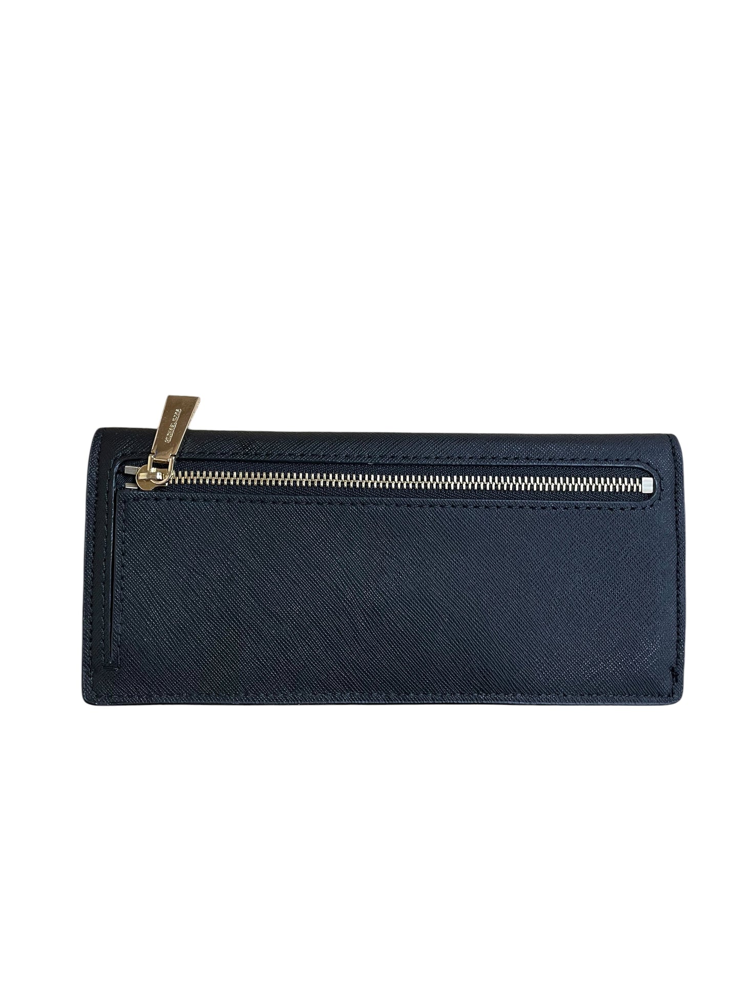 Wallet Designer By Michael Kors In Black & Gold, Size:Medium