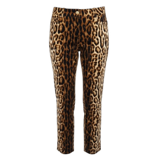 Leopard Jeans Luxury Designer By Celine In Animal Print, Size: 4