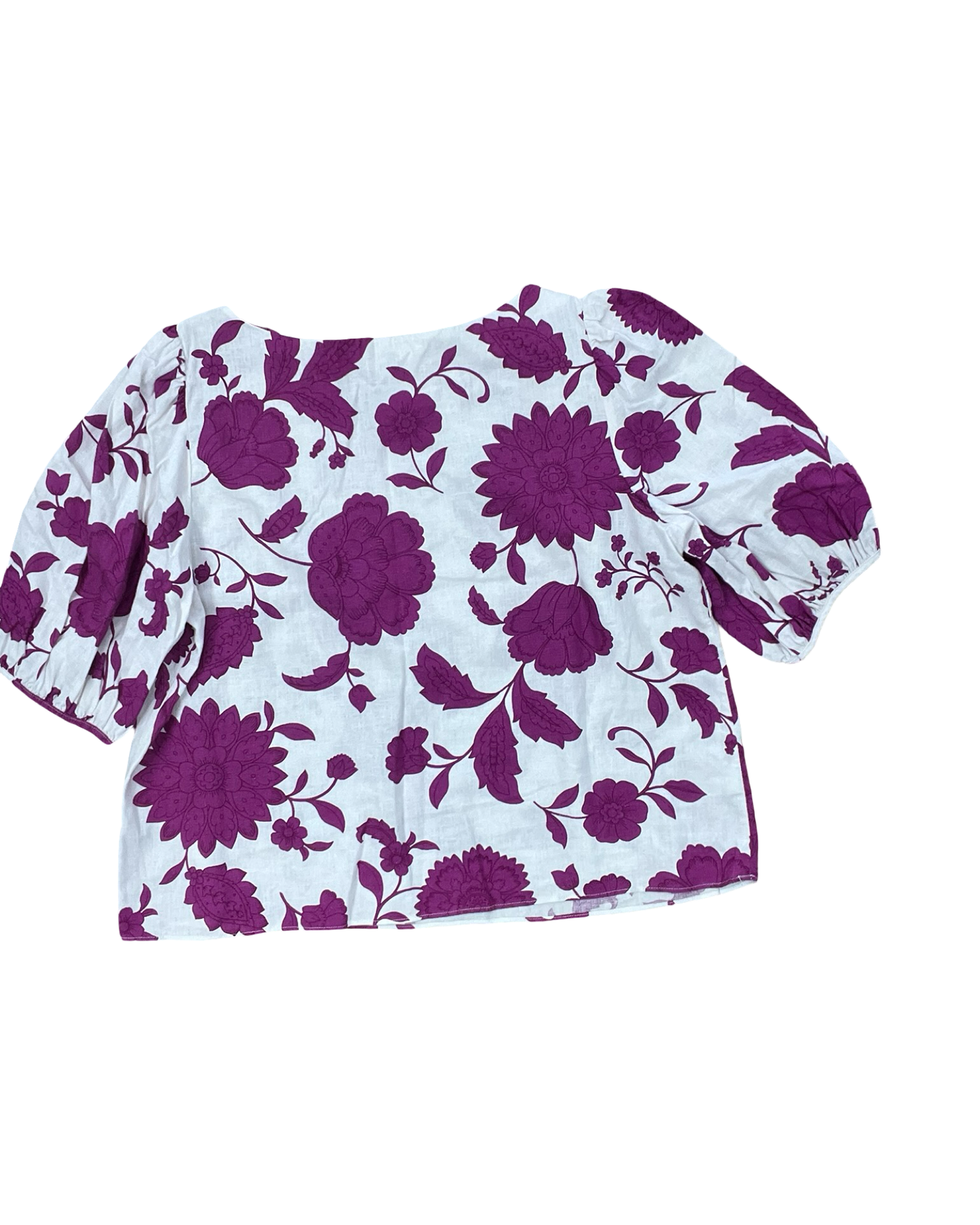 Top Ss By Ann Taylor In Purple & White, Size:L