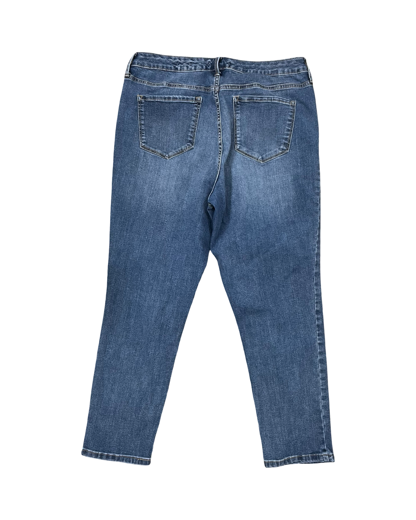 Jeans Cropped By Nine West In Blue Denim, Size:12