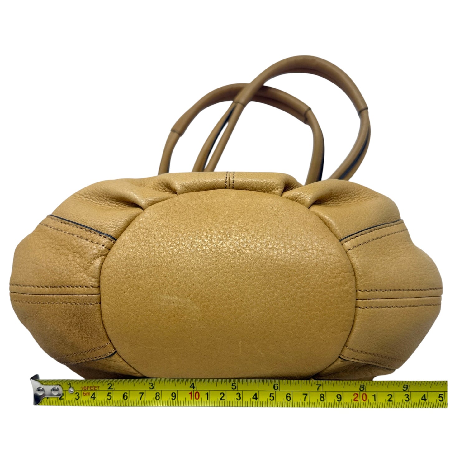 Slouchy Leather Shoulder Bag By B. Makowsky, Size: Medium