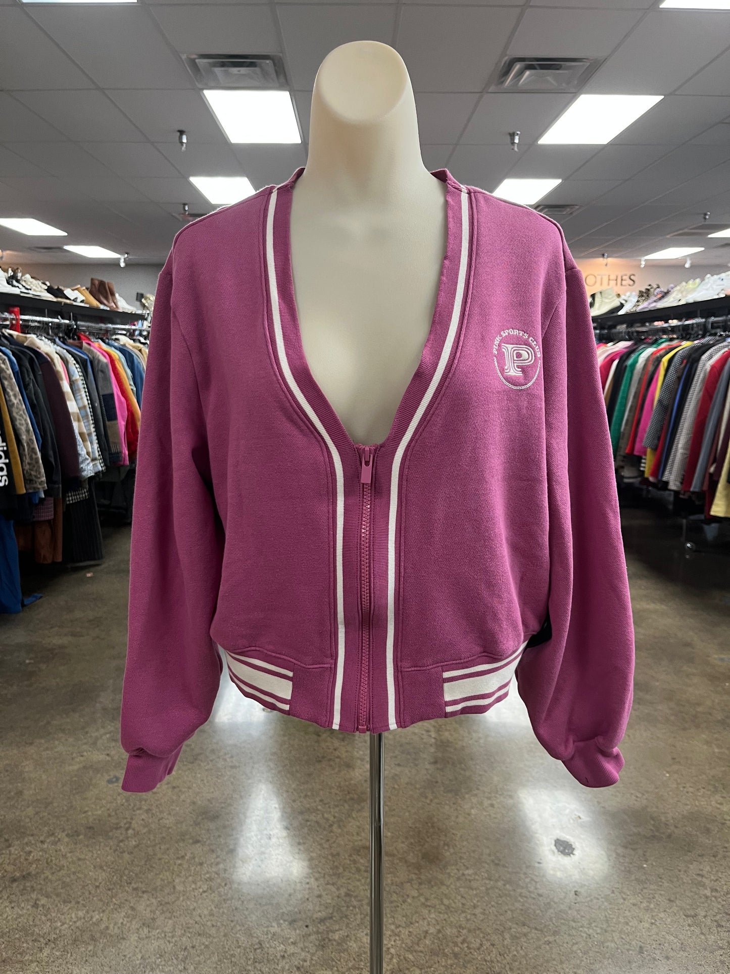 Cardigan By Pink In Pink, Size:L