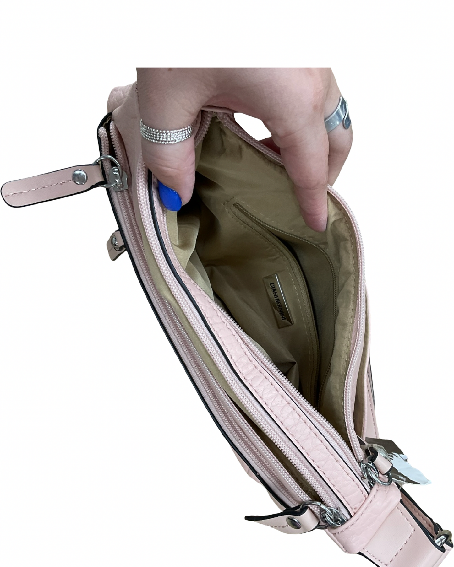 Handbag By Giani Bernini In Pink, Size:Medium