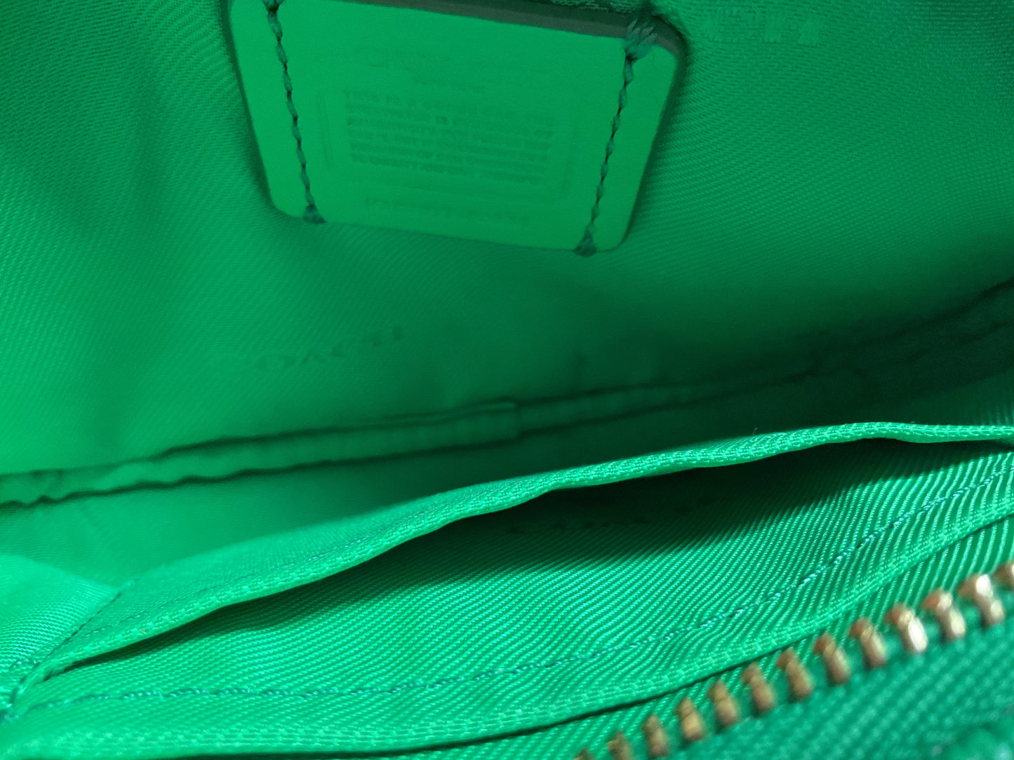 Crossbody Designer By Coach In Green, Size:Small