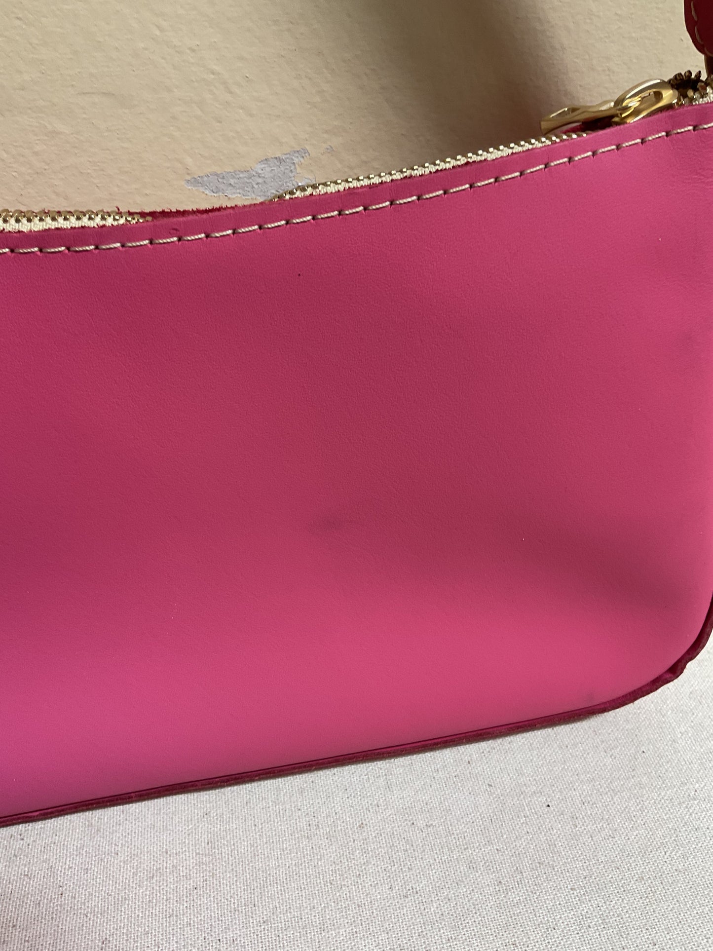 Handbag By Portland Leather In Pink, Size:Small