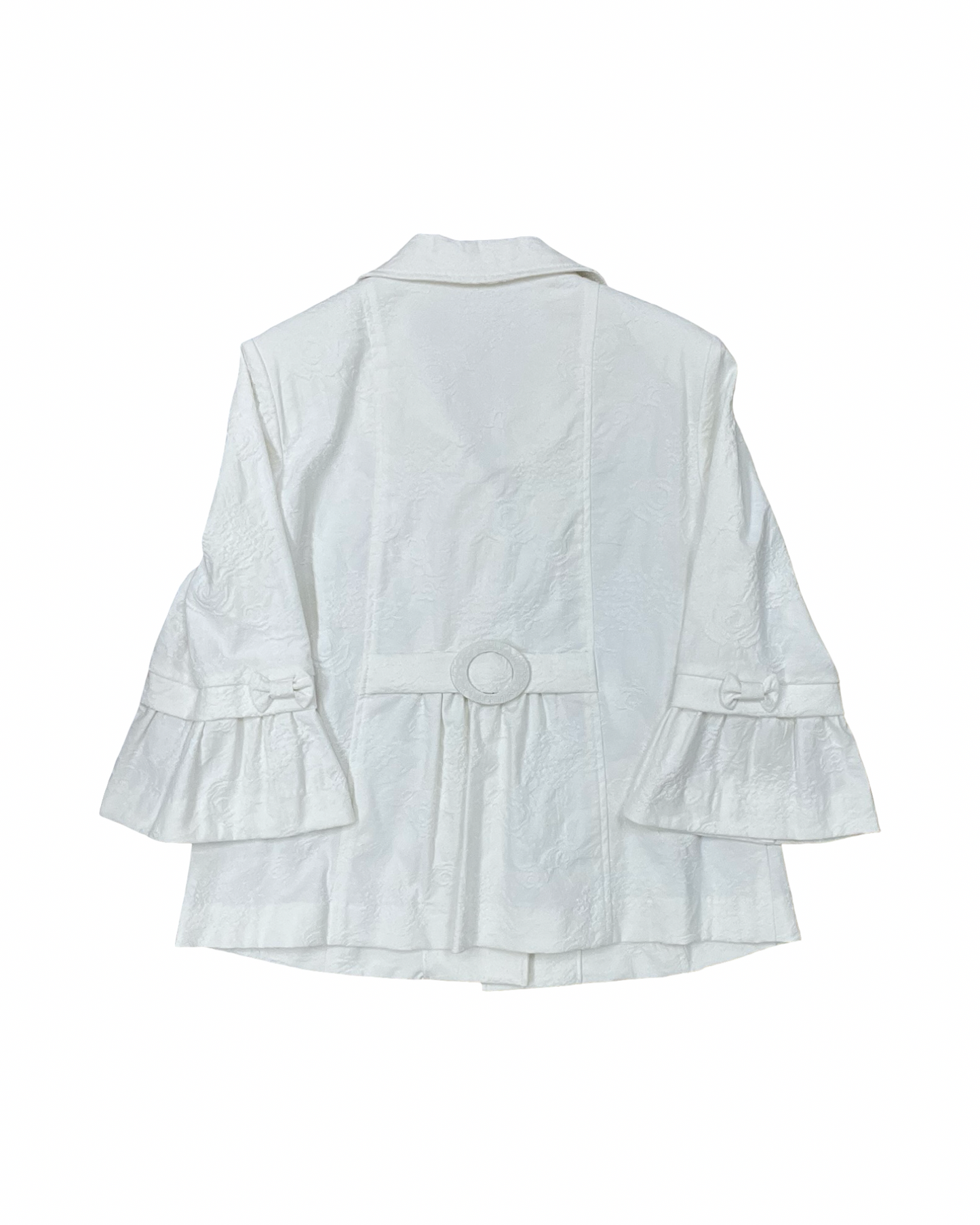 Blazer By Clothes Mentor In White, Size:L