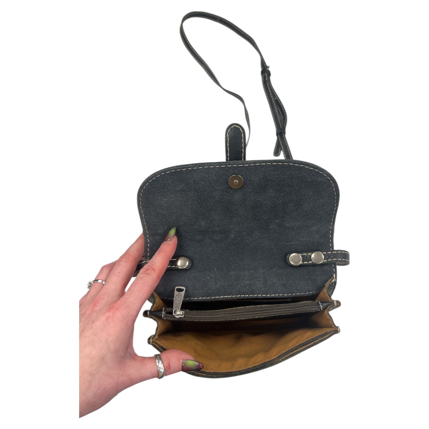 Crossbody Designer By Patricia Nash In Black, Size:Small