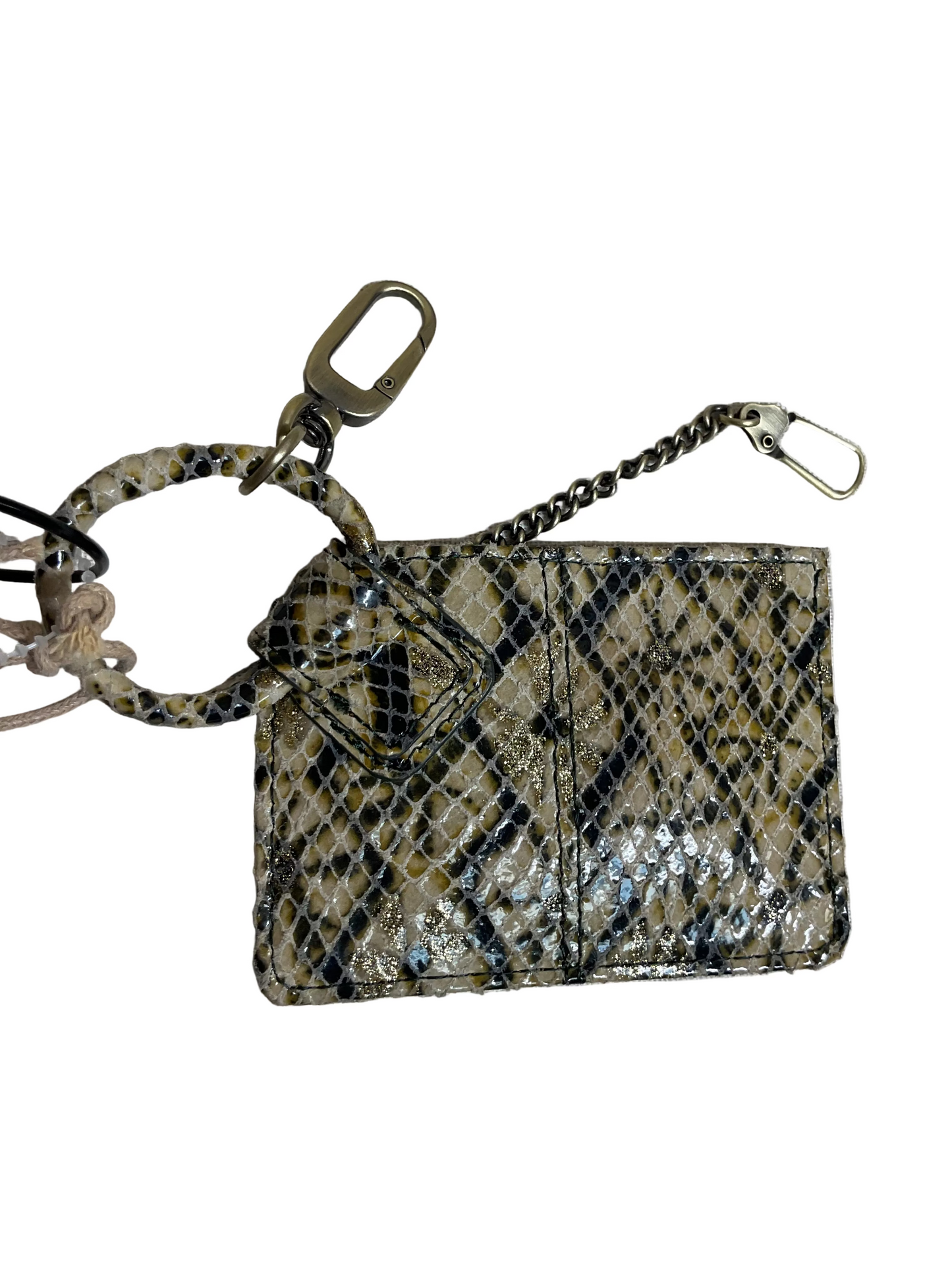 Card case By Hobo Intl In Snakeskin Print, Size:Small