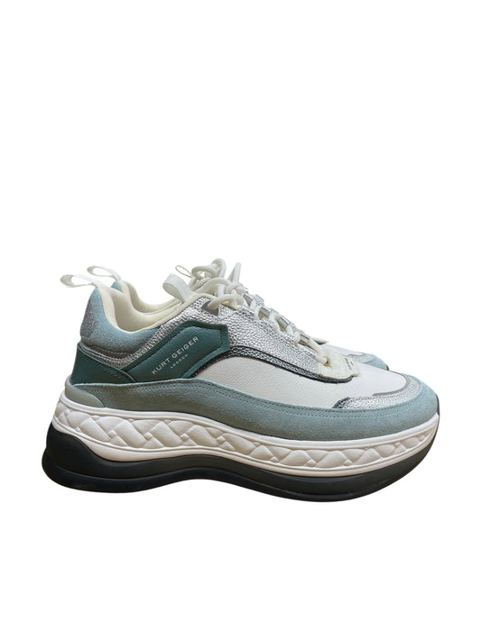 Shoes Sneakers By Kurt Geiger London In Blue & White, Size:10