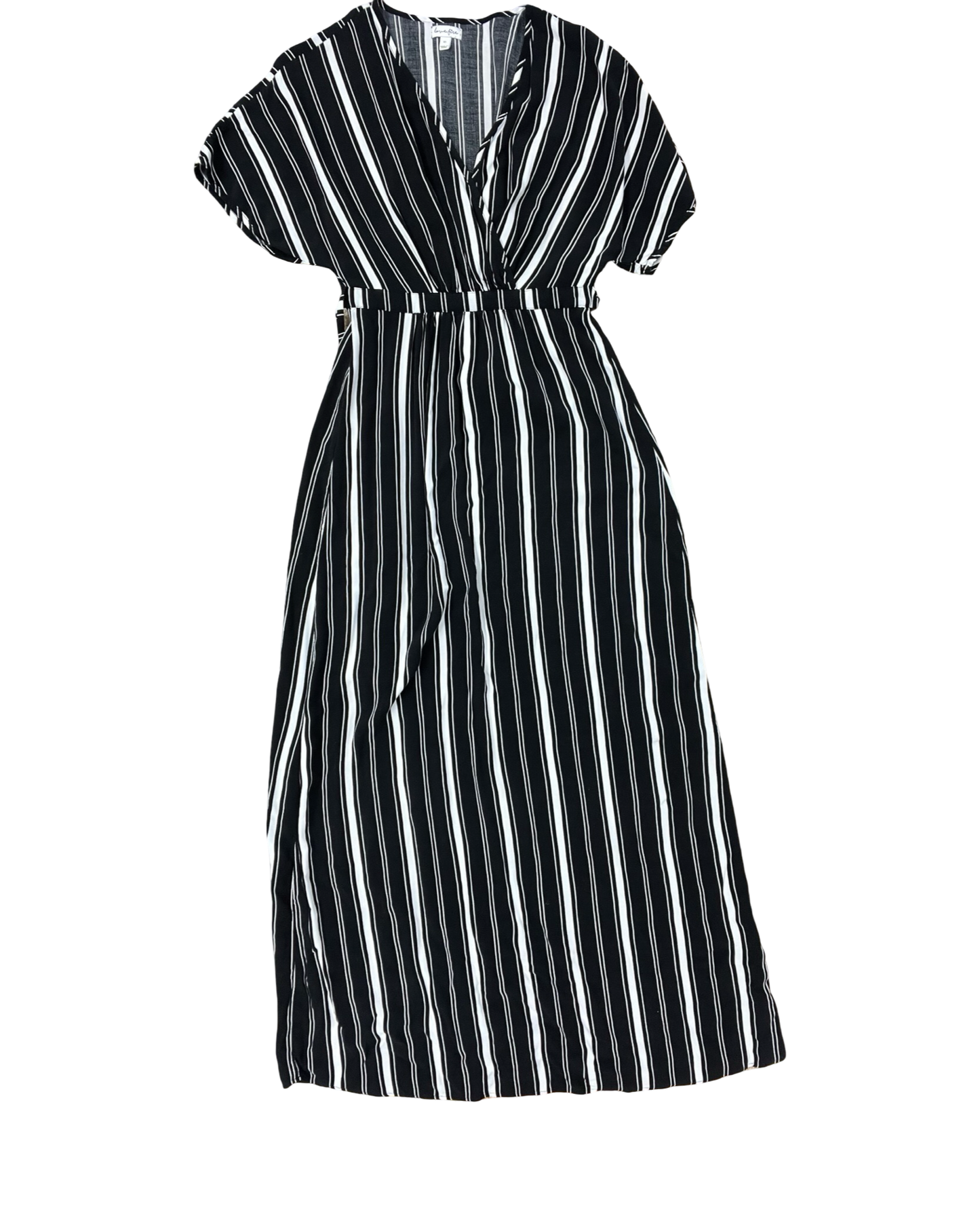 Jumpsuit By Love Fire In Black & White, Size:Xs