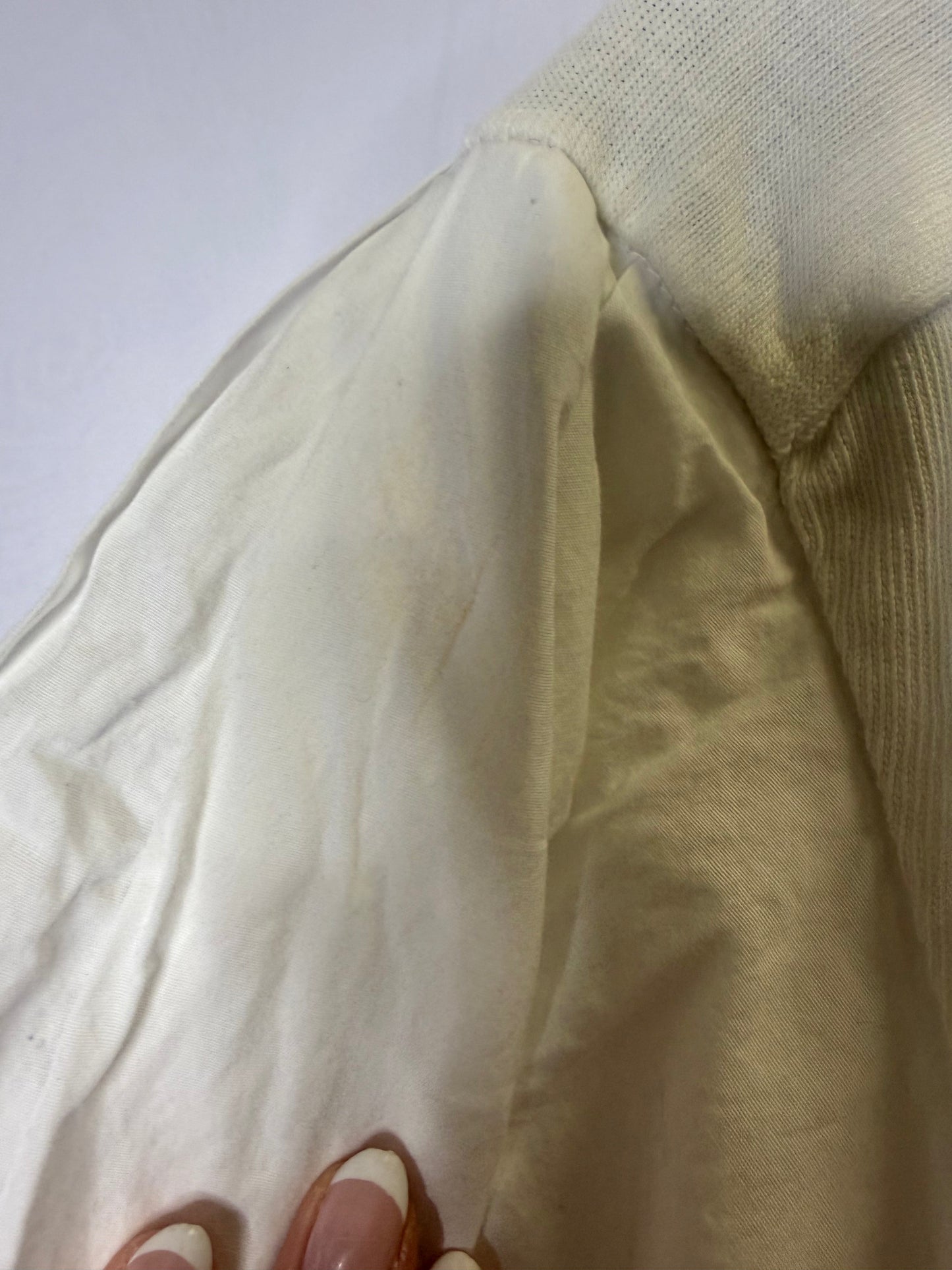 Top Short Sleeve By Cmc In Cream, Size: M