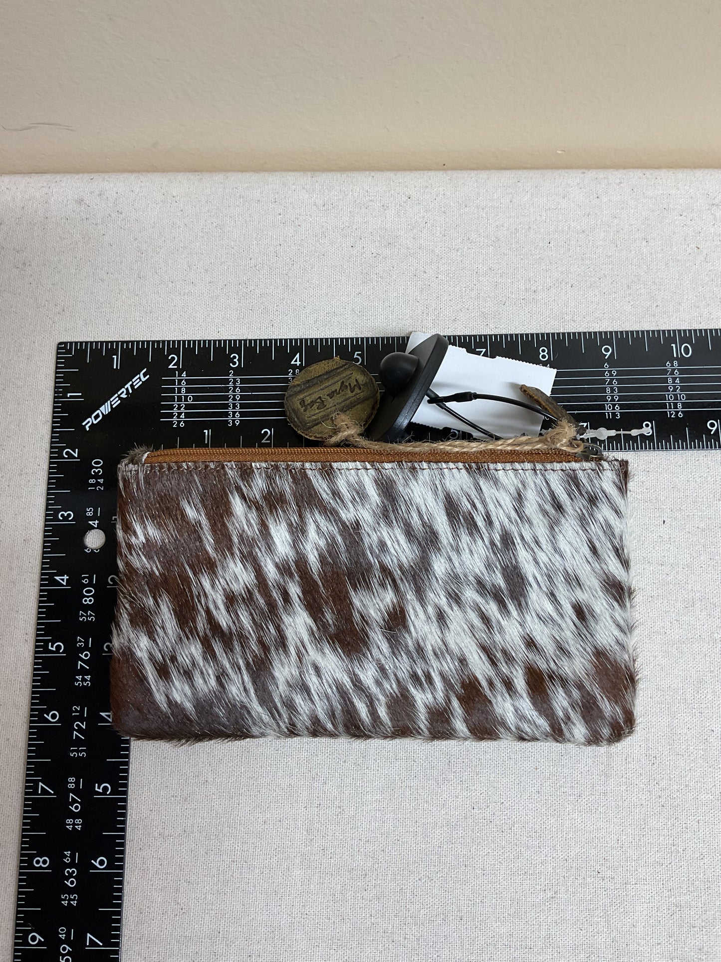 Wallet By Myra In Brown & White, Size:Medium
