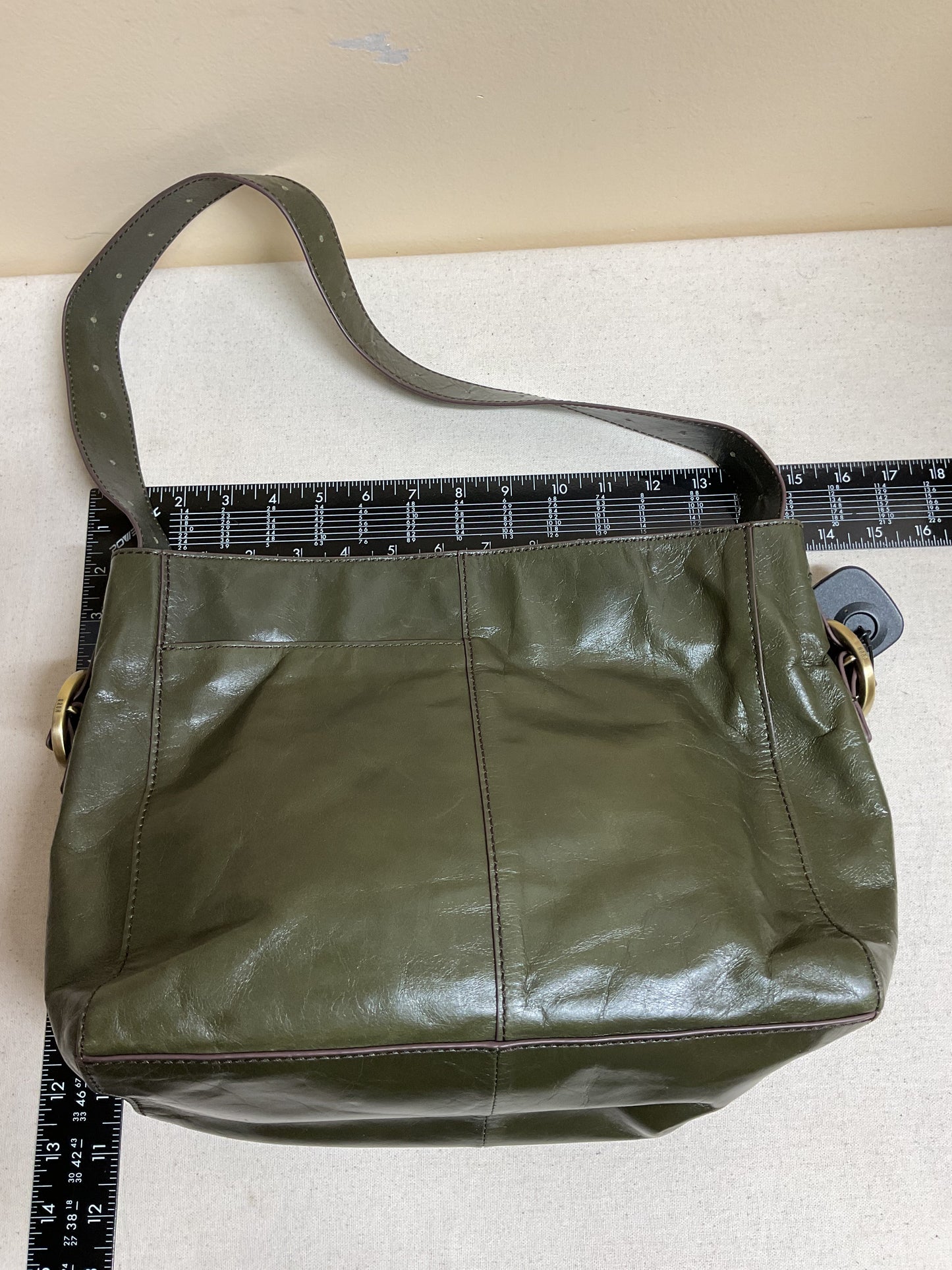 Handbag Leather By Hobo Intl In Green, Size:Large